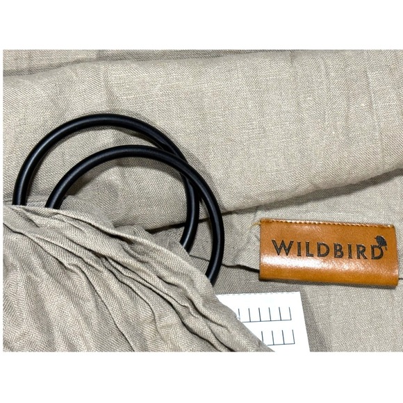 WildBird Handbags - WildBird Desert Lark Linen Ring Sling 74" Black Rings